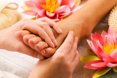 Réflexologie plantaire massage pieds